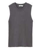 【アースミュージックアンドエコロジー/earth music&ecology】のランダムリブノースリーブニット Charcoal Gray|ID: prp329100004658705 ipo3291000000033717571