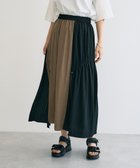 【イェッカ ヴェッカ/YECCA VECCA】のドロストデザインロングスカート Khaki|ID: prp329100004658725 ipo3291000000033717695