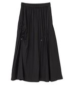 【イェッカ ヴェッカ/YECCA VECCA】のドロストデザインロングスカート Black|ID: prp329100004658725 ipo3291000000033717697