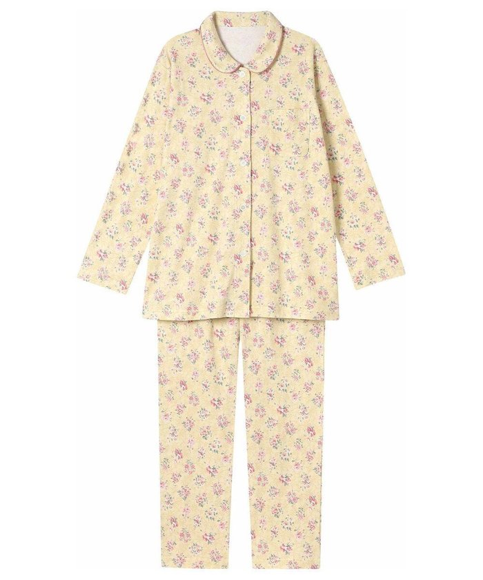 【ウィング/Wing】のパジャマ 長袖 長ズボン 綿100%(本体) スムース素材 レディース EP5072 ウイング/ワコール インテリア・キッズ・メンズ・レディースファッション・服の通販 founy(ファニー) https://founy.com/ ファッション Fashion レディースファッション Fashion for Women トップス・カットソー Cut & Sew Tops センター Center, Center Line 長袖 Long Sleeve, Full Sleeve パジャマ Pajamas, Sleepwear プリント Print, Printed Pattern ボトム Bottoms, Lower Wear エレガント 上品 Elegant |ID: prp329100004658726 ipo3291000000035674242