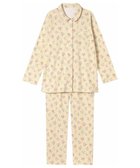 【ウィング/Wing】のパジャマ 長袖 長ズボン 綿100%(本体) スムース素材 レディース EP5072 ウイング/ワコール クリーム|ID: prp329100004658726 ipo3291000000035674244