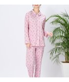 【ウィング/Wing】のパジャマ 長袖 長ズボン 綿100%(本体) スムース素材 レディース EP5072 ウイング/ワコール ピンク|ID: prp329100004658726 ipo3291000000035674246