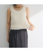 【グリーンパークス/Green Parks】の・swing by 2wayチュールヤーンベスト Ivory|ID: prp329100004658733 ipo3291000000033717759