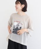 【グリーンパークス/Green Parks】のアソートロゴ半袖シアーニットプルオーバー Gray|ID: prp329100004658736 ipo3291000000035992214