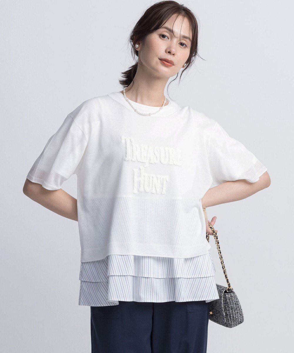 【組曲/KUMIKYOKU】のHunter Tee ニット 人気、トレンドファッション・服の通販 founy(ファニー) 　ファッション　Fashion　レディースファッション　Fashion for Women　トップス・カットソー　Cut & Sew Tops　ニット　Knit Tops & Sweaters　アクリル　Acrylic Material　シアー　Sheer, See-Through　セーター　Sweater, Knitwear　A/W・秋冬　Autumn/Winter　エレガント 上品　Elegant　 other-1|ID: prp329100004658743 ipo3291000000033717824