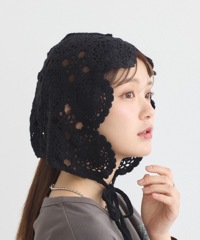 【アースミュージックアンドエコロジー/earth music&ecology】のレースバブーシュカ インテリア・キッズ・メンズ・レディースファッション・服の通販 founy(ファニー) https://founy.com/ ファッション Fashion レディースファッション Fashion for Women トップス・カットソー Cut & Sew Tops ニット Knit Tops & Sweaters キャップ&ハット Hats & Caps キャップ Cap, Baseball Cap 今季 This Season, Current Season 帽子 Hat, Headwear |ID: prp329100004658750 ipo3291000000033717876