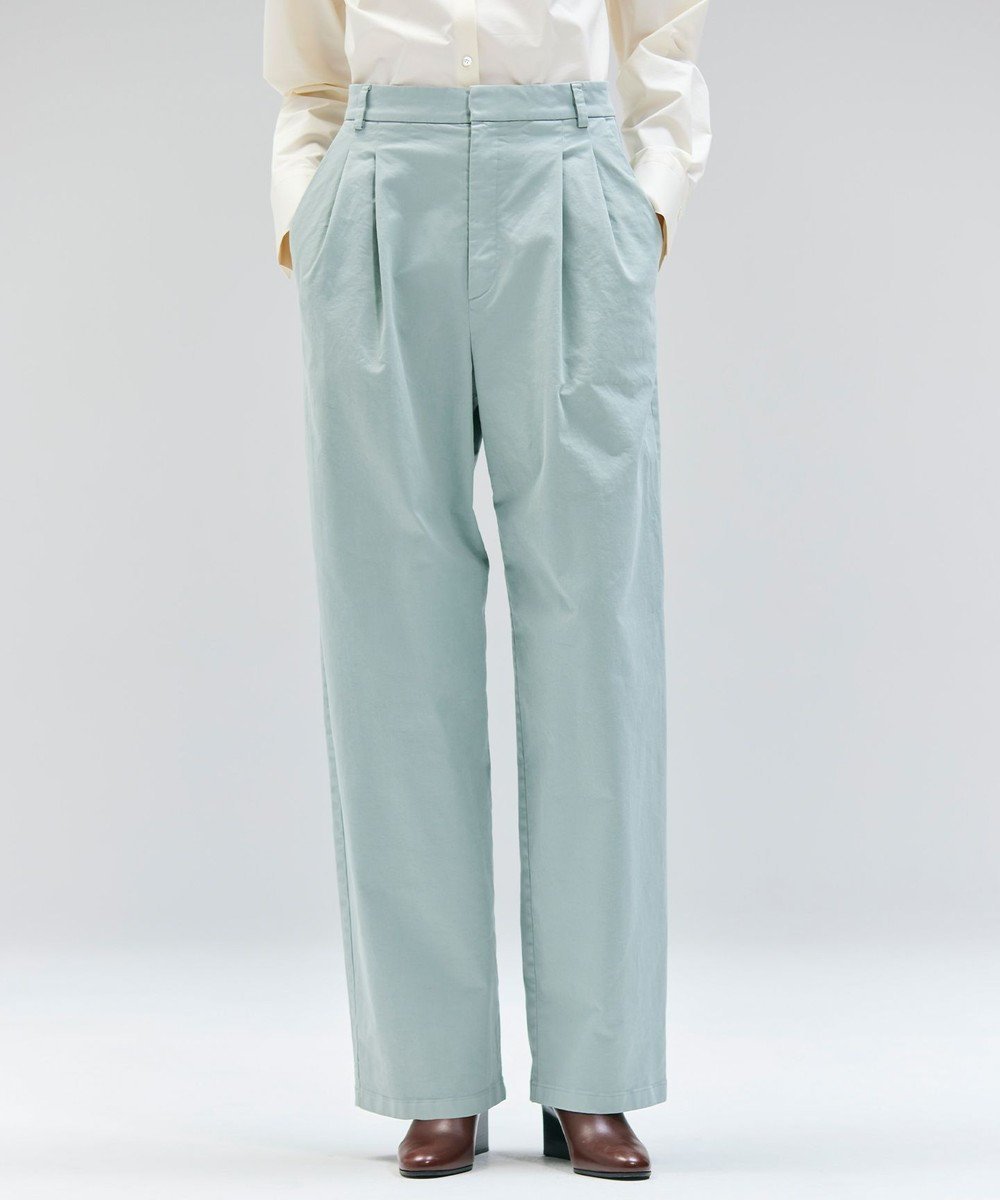 【ベイジ,/BEIGE,】の【洗える】HAMLIN / コットンストレッチ2タックワイドパンツ インテリア・キッズ・メンズ・レディースファッション・服の通販 founy(ファニー) 　ファッション　Fashion　レディースファッション　Fashion for Women　パンツ　Pants & Trousers　洗える　Machine Washable　コンパクト　Compact, Small Size　ストレッチ　Stretch, Stretchy Fabric　ピーチ　Peach, Soft Touch　リラックス　Relax, Relaxed Fit　A/W・秋冬　Autumn/Winter　S/S・春夏　SS, Spring/Summer, Warm Season　夏　Summer　D.Sage|ID: prp329100004658768 ipo3291000000033717960