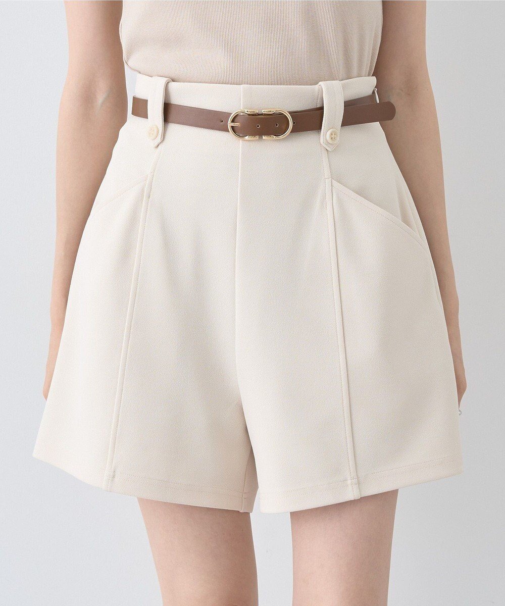 【アースミュージックアンドエコロジー/earth music&ecology】のベルト付きタブデザインショートパンツ 人気、トレンドファッション・服の通販 founy(ファニー) 　ファッション　Fashion　レディースファッション　Fashion for Women　パンツ　Pants & Trousers　ショートパンツ・ハーフパンツ　High-Waisted & Relaxed Shorts　ベルト&ウエストマーク　Belts & Waist Accessories　ショート　Short, Short Length　シンプル　Simple, Minimal　ストレッチ　Stretch, Stretchy Fabric　ポケット　Pocket, Pocket Detail　A/W・秋冬　Autumn/Winter　 other-1|ID: prp329100004658784 ipo3291000000035871116