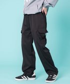 【ウィゴー/WEGO】の【ウエストゴム】サイドベルトカーゴパンツ ブラック|ID: prp329100004658801 ipo3291000000034735715