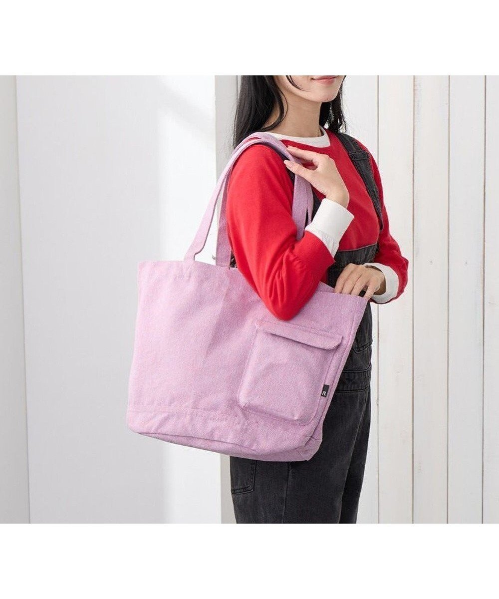 【ルートート/ROOTOTE】の1018【A4サイズ収納】SN.ミディアム.リサイクルコットン-D インテリア・キッズ・メンズ・レディースファッション・服の通販 founy(ファニー) 　ファッション　Fashion　レディースファッション　Fashion for Women　バッグ　Bags　アクセサリー　Fashion Accessories　カメラ　Camera Accessories　シンプル　Simple, Minimal　スカーフ　Scarf, Neckwear　チャーム　Charm, Pendant　ハンド　Hand, Handmade　バランス　Balance, Style Balance　フォルム　Silhouette, Form　プリント　Print, Printed Pattern　ポケット　Pocket, Pocket Detail　ポーチ　Pouch, Small Case　ランダム　Random, Irregular　リラックス　Relax, Relaxed Fit　新作・新入荷　New Arrivals / New In　03:モーブ|ID: prp329100004658811 ipo3291000000033718240