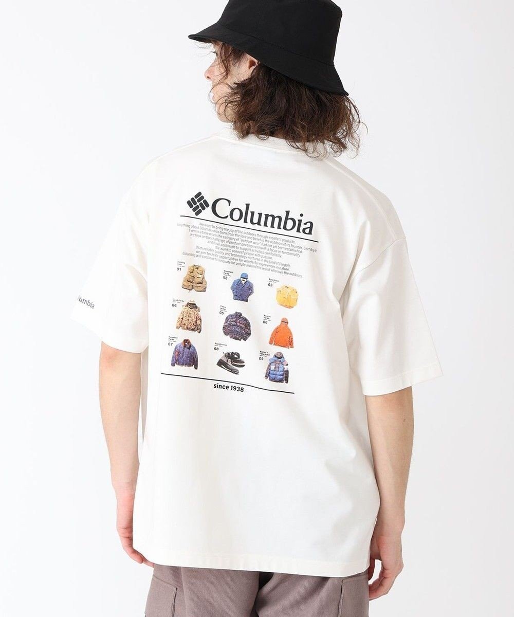 【コロンビア/Columbia】のColumbia/ フォートモーニンググラフィックショートスリーブティー /コロンビア インテリア・キッズ・メンズ・レディースファッション・服の通販 founy(ファニー) 　ファッション　Fashion　レディースファッション　Fashion for Women　トップス・カットソー　Cut & Sew Tops　シャツ・ブラウス・オフィスカジュアル　Elegant Blouses & Button-Ups　ロングTシャツ・Tシャツ　Longline T-Shirts & Tees　カットソー・ベーシックTシャツ　Cut-and-Sewn Tops / Stretch Tees & Basics　おすすめ　Recommended / Our Picks　アウトドア　Outdoor Clothing　インナー　Innerwear　カットソー　Cut and Sewn Top　グラフィック　Graphic, Graphic Design　トレンド　Trend, Trending Now　パターン　Pattern, Design Print　フィット　Fit, Slim Fit　リラックス　Relax, Relaxed Fit　夏　Summer　S/S・春夏　SS, Spring/Summer, Warm Season　A/W・秋冬　Autumn/Winter　Sea Salt、Archive|ID: prp329100004658829 ipo3291000000033718650
