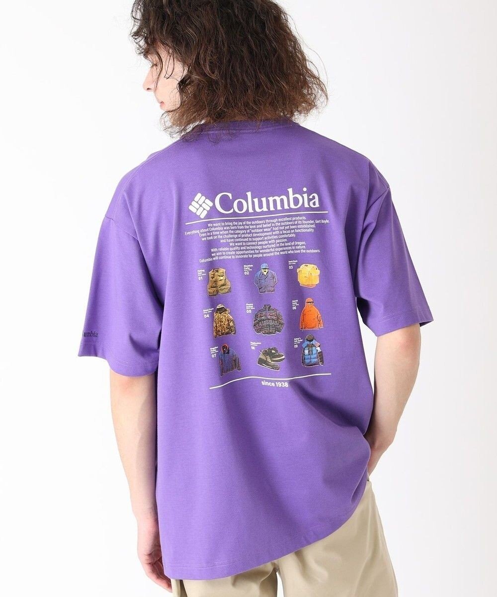 【コロンビア/Columbia】のColumbia/ フォートモーニンググラフィックショートスリーブティー /コロンビア インテリア・キッズ・メンズ・レディースファッション・服の通販 founy(ファニー) 　ファッション　Fashion　レディースファッション　Fashion for Women　トップス・カットソー　Cut & Sew Tops　シャツ・ブラウス・オフィスカジュアル　Elegant Blouses & Button-Ups　ロングTシャツ・Tシャツ　Longline T-Shirts & Tees　カットソー・ベーシックTシャツ　Cut-and-Sewn Tops / Stretch Tees & Basics　おすすめ　Recommended / Our Picks　アウトドア　Outdoor Clothing　インナー　Innerwear　カットソー　Cut and Sewn Top　グラフィック　Graphic, Graphic Design　トレンド　Trend, Trending Now　パターン　Pattern, Design Print　フィット　Fit, Slim Fit　リラックス　Relax, Relaxed Fit　夏　Summer　S/S・春夏　SS, Spring/Summer, Warm Season　A/W・秋冬　Autumn/Winter　Grape Gum、Archive|ID: prp329100004658829 ipo3291000000033718655