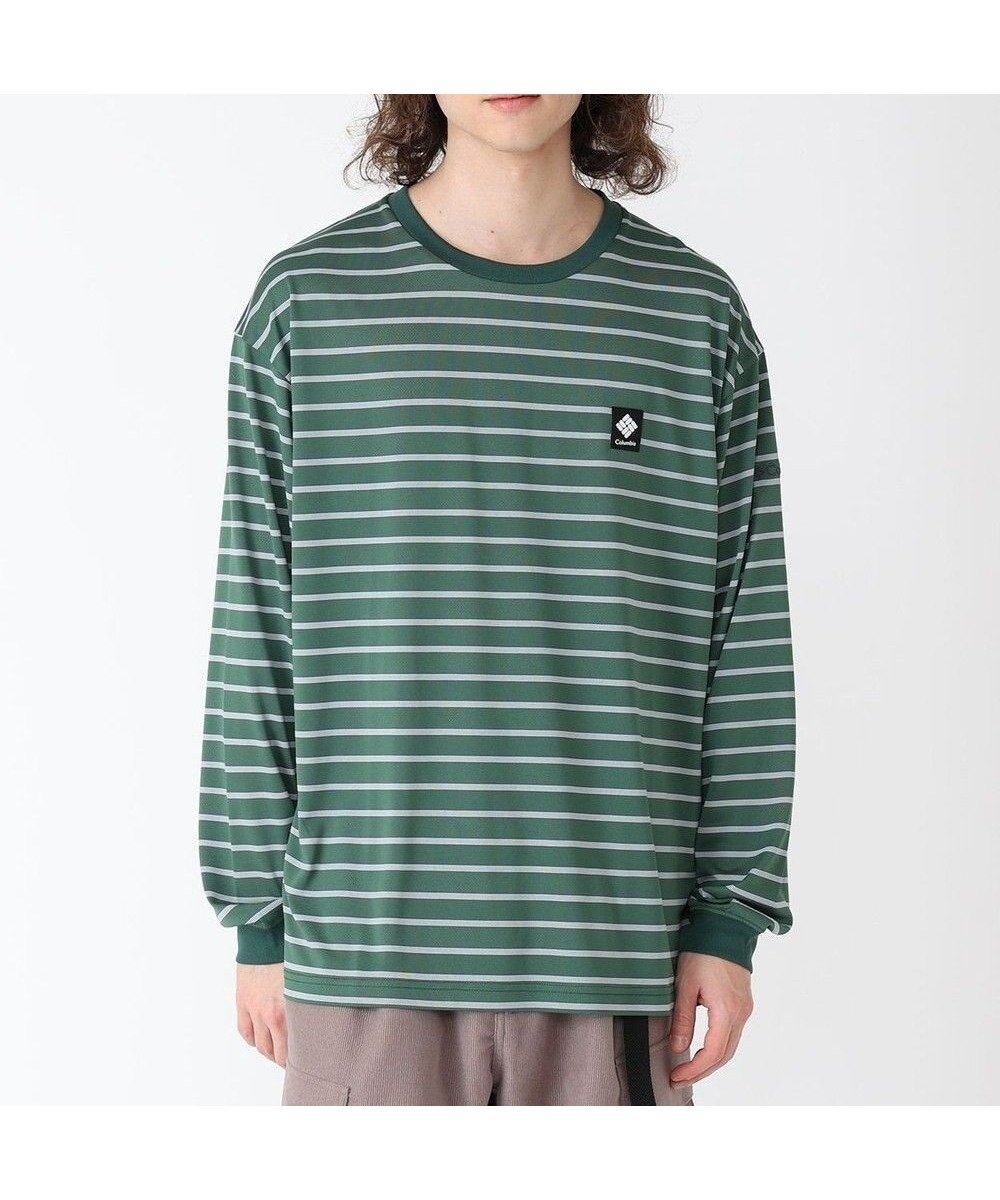 【コロンビア/Columbia】のColumbia/ バルフォアリバーロングスリーブティー /コロンビア インテリア・キッズ・メンズ・レディースファッション・服の通販 founy(ファニー) 　ファッション　Fashion　レディースファッション　Fashion for Women　トップス・カットソー　Cut & Sew Tops　シャツ・ブラウス・オフィスカジュアル　Elegant Blouses & Button-Ups　ロングTシャツ・Tシャツ　Longline T-Shirts & Tees　カットソー・ベーシックTシャツ　Cut-and-Sewn Tops / Stretch Tees & Basics　おすすめ　Recommended / Our Picks　アウトドア　Outdoor Clothing　カットソー　Cut and Sewn Top　スリーブ　Sleeve, Long Sleeve / Short Sleeve　トレンド　Trend, Trending Now　フィット　Fit, Slim Fit　ベーシック　Basic, Essential　ボーダー　Border, Stripe　メッシュ　Mesh, Net Fabric　リラックス　Relax, Relaxed Fit　ロング　Long, Long-Length　夏　Summer　S/S・春夏　SS, Spring/Summer, Warm Season　秋　Autumn　A/W・秋冬　Autumn/Winter　軽量　Lightweight, Ultra Light　Rain Forest|ID: prp329100004658830 ipo3291000000033718670
