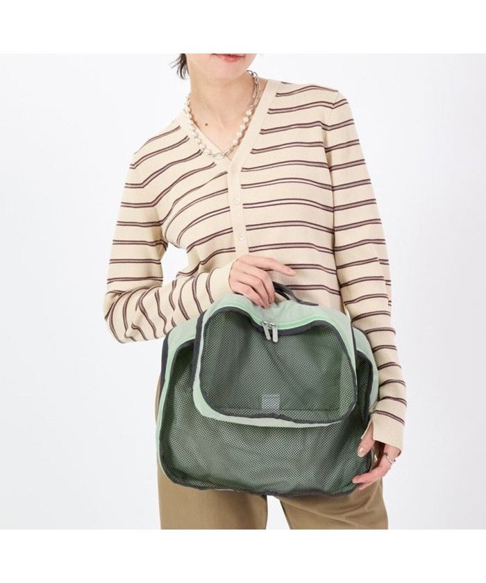【レスポートサック/LeSportsac】のPACKING POUCH SET/フロスティグリーン/サンダー インテリア・キッズ・メンズ・レディースファッション・服の通販 founy(ファニー) https://founy.com/ ファッション Fashion レディースファッション Fashion for Women ミニ財布・二つ折り財布 Wallets & Card Cases ポーチ&ミニバッグ Pouches & Mini Bags アウトドア Outdoor Clothing 巾着 Drawstring Bag, Kinchaku 軽量 Lightweight, Ultra Light シューズ Shoes, Footwear スポーツ Sports, Activewear 財布 Wallet, Purse トラベル Travel, Travel Gear プリント Print, Printed Pattern ポーチ Pouch, Small Case メッシュ Mesh, Net Fabric 無地 Plain, Solid Color 旅行 Travel エレガント 上品 Elegant |ID: prp329100004658851 ipo3291000000033718768