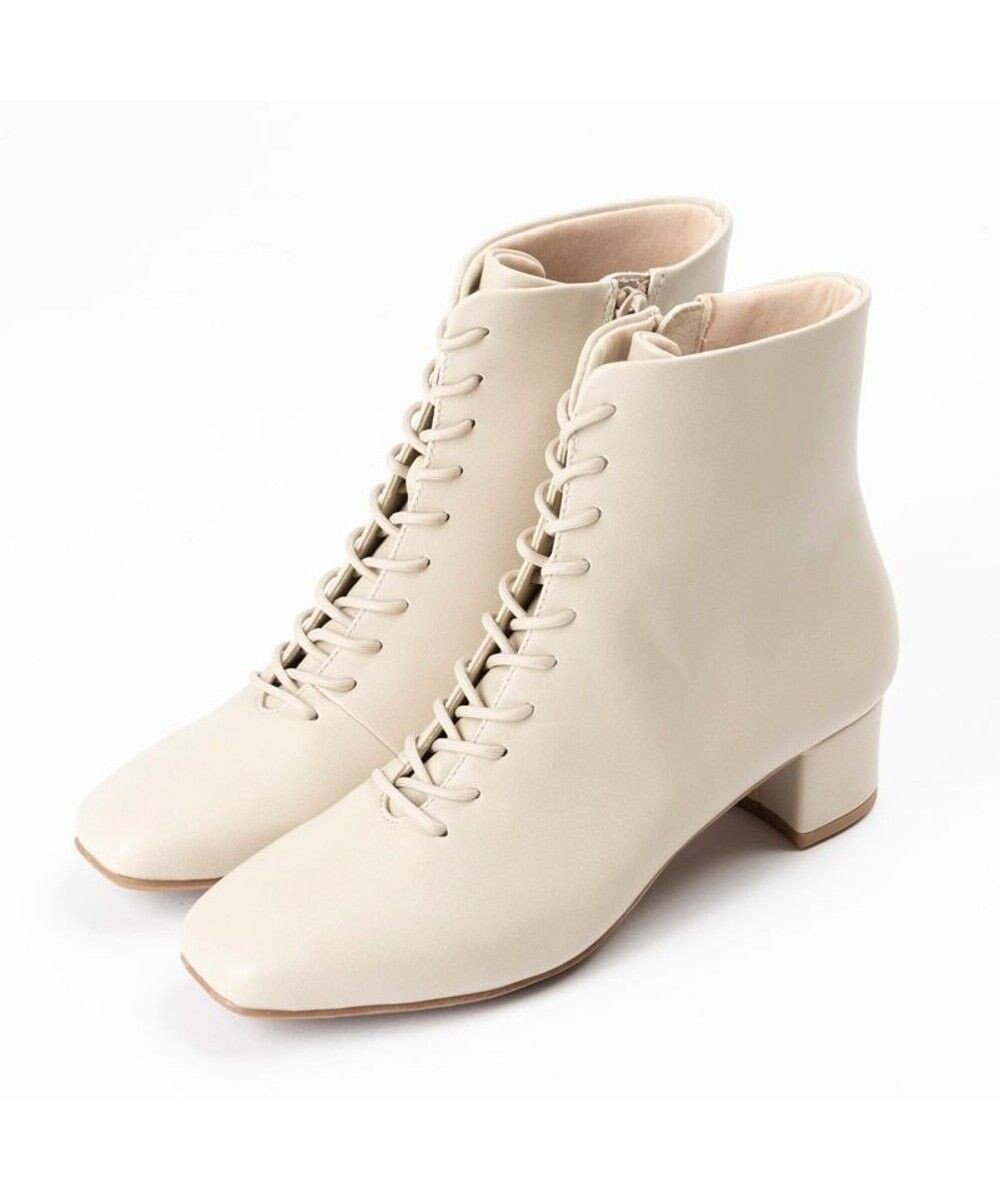 【アキュアーズ/AcureZ】のスッキリシルエットのレースアップデザイン「生活防水×スタイリッシュブーツ」 インテリア・キッズ・メンズ・レディースファッション・服の通販 founy(ファニー) ファッション Fashion レディースファッション Fashion for Women クッション Cushion, Throw Pillow 夏 Summer S/S・春夏 SS, Spring/Summer, Warm Season A/W・秋冬 Autumn/Winter アイボリー|ID: prp329100004658860 ipo3291000000033718802