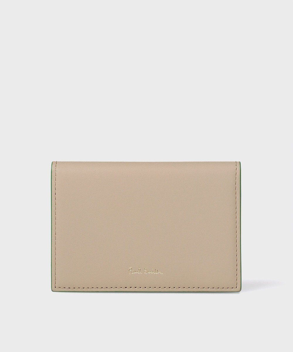 【ポール スミス/Paul Smith】のサプルレザー パスケース インテリア・キッズ・メンズ・レディースファッション・服の通販 founy(ファニー) 　ファッション　Fashion　レディースファッション　Fashion for Women　ミニ財布・二つ折り財布　Wallets & Card Cases　シンプル　Simple, Minimal　財布　Wallet, Purse　プリント　Print, Printed Pattern　エレガント 上品　Elegant　ベージュ|ID: prp329100004658889 ipo3291000000033718943