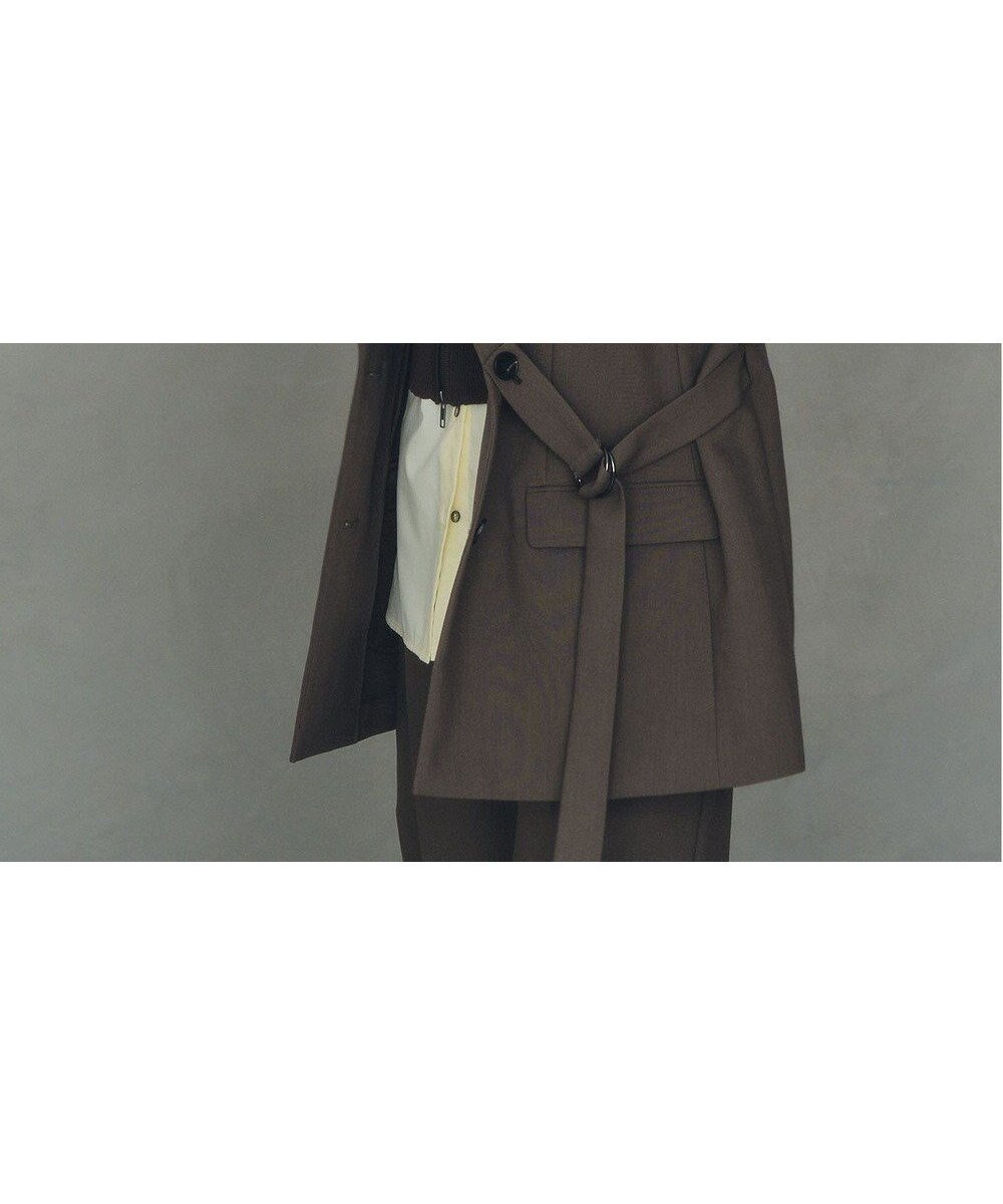 【イェッカ ヴェッカ/YECCA VECCA】の2wayアシメデザインロングジャケット 人気、トレンドファッション・服の通販 founy(ファニー) 　ファッション　Fashion　レディースファッション　Fashion for Women　アウター　Coat / Outerwear Collection　レディースジャケット・軽アウター　Jackets　テーラードジャケット / 通勤・きれいめスタイル　Tailored Jackets & Blazers　おすすめ　Recommended / Our Picks　アシンメトリー　Asymmetrical Style　シンプル　Simple, Minimal　ジャケット　Jacket, Outerwear　スタイリッシュ　Stylish, Fashionable　スリム　Slim, Slim Fit　セットアップ　Set-Up, Coordinated Outfit　ダブル　Double, Double-Breasted　フラップ　Flap, Flap Pocket　ポケット　Pocket, Pocket Detail　A/W・秋冬　Autumn/Winter　 other-1|ID: prp329100004658892 ipo3291000000033718960