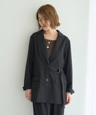 【イェッカ ヴェッカ/YECCA VECCA】の2wayアシメデザインロングジャケット Stripe|ID: prp329100004658892 ipo3291000000033846672