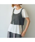 【イェッカ ヴェッカ/YECCA VECCA】のZIPニットビスチェ Silver|ID: prp329100004658903 ipo3291000000033719034