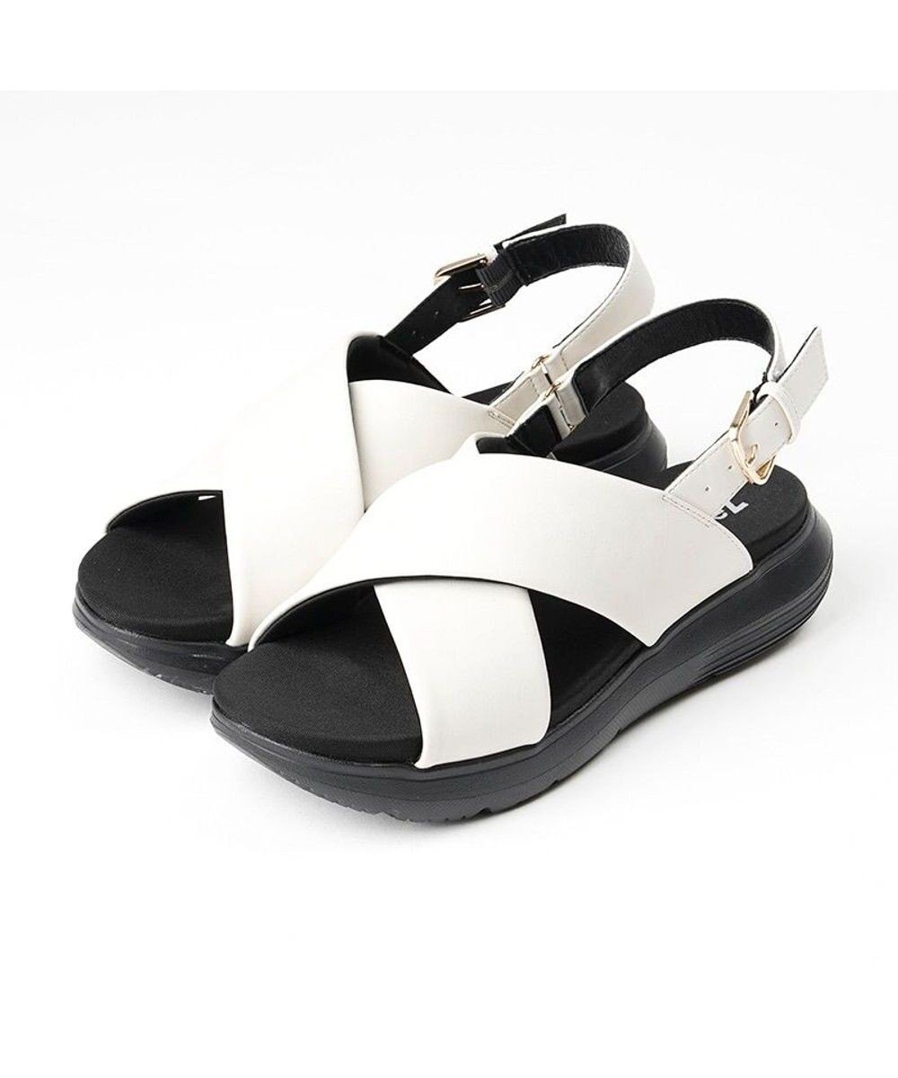 【アキュアーズ/AcureZ】のオトナのスポサン クロスベルトデザイン「軽×ラクサンダル」 人気、トレンドファッション・服の通販 founy(ファニー) 　ファッション　Fashion　レディースファッション　Fashion for Women　ベルト&ウエストマーク　Belts & Waist Accessories　サンダル　Sandals, Summer Shoes　フィット　Fit, Slim Fit　ライニング　Inner Lining, Inner Fabric, Lined　夏　Summer　S/S・春夏　SS, Spring/Summer, Warm Season　A/W・秋冬　Autumn/Winter　 other-1|ID: prp329100004658909 ipo3291000000033719055