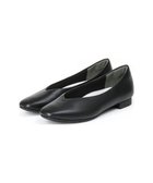 【アキュアーズ/AcureZ】のVカットフラットパンプス「母趾にやさしい美パンプス」 ブラック|ID: prp329100004658911 ipo3291000000033719060
