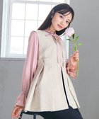 【フェルゥ/Feroux】の【洗える】ペプラム タックジレ ベージュ系|ID: prp329100004658976 ipo3291000000033719364