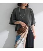 【グリーンパークス/Green Parks】の・SUGAR SPOON ワイドスリーブTEE 人気、トレンドファッション・服の通販 founy(ファニー) ファッション Fashion レディースファッション Fashion for Women トップス・カットソー Cut & Sew Tops シャツ・ブラウス・オフィスカジュアル Elegant Blouses & Button-Ups ロングTシャツ・Tシャツ Longline T-Shirts & Tees カットソー・ベーシックTシャツ Cut-and-Sewn Tops / Stretch Tees & Basics カットソー Cut and Sewn Top シンプル Simple, Minimal スタイリッシュ Stylish, Fashionable スリーブ Sleeve, Long Sleeve / Short Sleeve ポケット Pocket, Pocket Detail ワイド Wide, Wide Fit 秋 Autumn A/W・秋冬 Autumn/Winter thumbnail Charcoal Gray|ID: prp329100004658982 ipo3291000000033719386