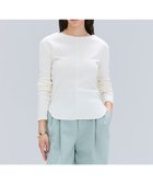【ベイジ,/BEIGE,】の【洗える】GLOBE / コットンリブ前後2WAYカットソー Ecru|ID: prp329100004659006 ipo3291000000033719534