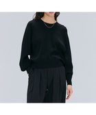 【ベイジ,/BEIGE,】の【洗える】LAURA / ドライタッチバックジップニット Black|ID: prp329100004659009 ipo3291000000033719554