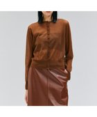 【ベイジ,/BEIGE,】の【洗える・Oggi 10月号掲載】CADDO / シアーウールカーディガン Brown|ID: prp329100004659010 ipo3291000000033719560