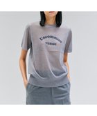 【ベイジ,/BEIGE,】の【洗える】CADDO / シアーウールメッセージロゴTニット Md.Gray|ID: prp329100004659012 ipo3291000000033719579