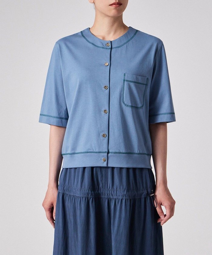 【ポール スミス/Paul Smith】の【洗える】コットン ジャージー カーディガン インテリア・キッズ・メンズ・レディースファッション・服の通販 founy(ファニー) https://founy.com/ ファッション Fashion レディースファッション Fashion for Women トップス・カットソー Cut & Sew Tops カーディガン・羽織り Layered Style Cardigans カットソー Cut and Sewn Top カーディガン Cardigan, Knitwear シンプル Simple, Minimal デニム Denim, Jeans Material リュクス Luxury, Elegant, High-End, Chic エレガント 上品 Elegant 半袖 Short Sleeve, Half Sleeve 夏 Summer S/S・春夏 SS, Spring/Summer, Warm Season 洗える Machine Washable A/W・秋冬 Autumn/Winter |ID: prp329100004659015 ipo3291000000033719598