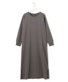 【ジェイプレスヨークストリート/J.PRESS YORK STREET】の【WOMEN】カフェロゴプリント ワンピース ライトグレー系|ID: prp329100004659018 ipo3291000000033719621