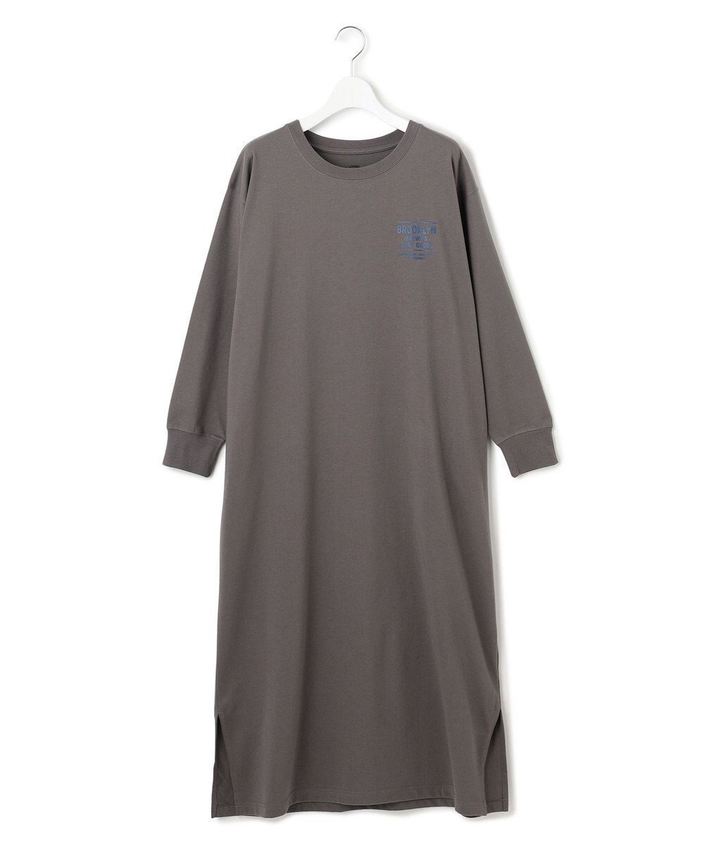 【ジェイプレスヨークストリート/J.PRESS YORK STREET】の【WOMEN】カフェロゴプリント ワンピース インテリア・キッズ・メンズ・レディースファッション・服の通販 founy(ファニー) 　ファッション　Fashion　レディースファッション　Fashion for Women　ワンピース　Dresses　フォーマル・パーティードレス・結婚式用ドレス　Elegant & Casual Dresses　春　Spring　キャップ　Cap, Baseball Cap　グラフィック　Graphic, Graphic Design　シンプル　Simple, Minimal　スニーカー　Sneakers, Trainers　デニム　Denim, Jeans Material　ドレス　Dress, One-Piece　プリント　Print, Printed Pattern　ポケット　Pocket, Pocket Detail　リラックス　Relax, Relaxed Fit　S/S・春夏　SS, Spring/Summer, Warm Season　夏　Summer　ライトグレー系|ID: prp329100004659018 ipo3291000000033719621