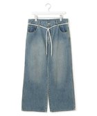 【ジェイプレスヨークストリート/J.PRESS YORK STREET】の【UNISEX】ウォッシュドワイド デニムパンツ ダルブルー系|ID: prp329100004659019 ipo3291000000033719630