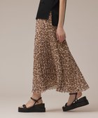 【グレース コンチネンタル/GRACE CONTINENTAL】のヒョウ柄ロングプリーツスカート ベージュ|ID: prp329100004659057 ipo3291000000033719868
