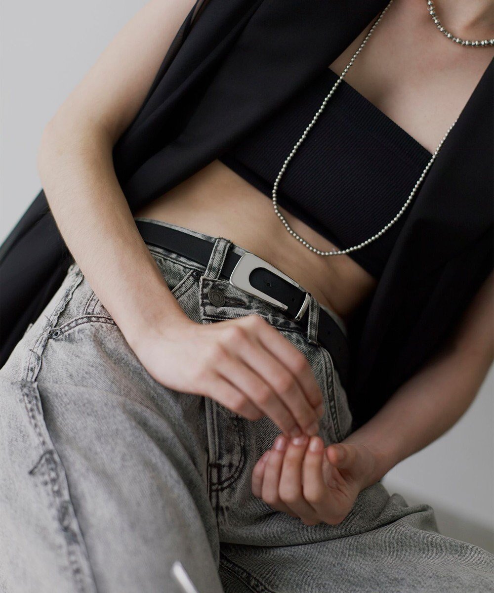 【グレース コンチネンタル/GRACE CONTINENTAL】のボリュームバックルベルト インテリア・キッズ・メンズ・レディースファッション・服の通販 founy(ファニー) 　ファッション　Fashion　レディースファッション　Fashion for Women　バッグ　Bags　ベルト&ウエストマーク　Belts & Waist Accessories　スマート　Smart, Elegant　バランス　Balance, Style Balance　ブラック|ID: prp329100004659059 ipo3291000000034271014