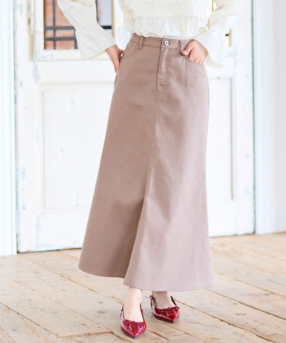 【フェルゥ/Feroux】のレースアップマーメイド スカート インテリア・キッズ・メンズ・レディースファッション・服の通販 founy(ファニー) 　ファッション　Fashion　レディースファッション　Fashion for Women　スカート　Skirts　カットソー　Cut and Sewn Top　シューズ　Shoes, Footwear　ショート　Short, Short Length　スウェット / スエット　Sweatshirt, Sweatwear　ツイル　Twist, Twisted Detail　デニム　Denim, Jeans Material　バレエ　Ballet, Ballet Style　フィット　Fit, Slim Fit　フェミニン　Feminine, Girly　ベーシック　Basic, Essential　マーメイド　Mermaid, Fishtail Silhouette　レース　Lace, Lace Fabric　A/W・秋冬　Autumn/Winter　S/S・春夏　SS, Spring/Summer, Warm Season　夏　Summer　ビジネス 仕事 通勤　Business / Work / Commuting　ベージュ系|ID: prp329100004659066 ipo3291000000033719924