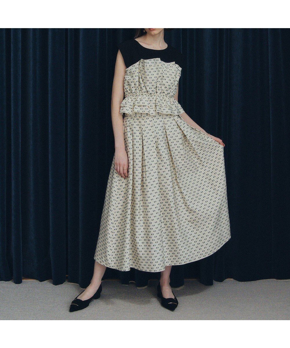 【イェッカ ヴェッカ/YECCA VECCA】のタックフレアスカート インテリア・キッズ・メンズ・レディースファッション・服の通販 founy(ファニー) 　ファッション　Fashion　レディースファッション　Fashion for Women　スカート　Skirts　Aライン・フレアスカート　A-Line & Flared Skirts　おすすめ　Recommended / Our Picks　シンプル　Simple, Minimal　ストライプ　Stripe, Striped Pattern　セットアップ　Set-Up, Coordinated Outfit　ドット　Polka Dot, Dot Pattern　フレア　Flare, Flared　ポケット　Pocket, Pocket Detail　エレガント 上品　Elegant　A/W・秋冬　Autumn/Winter　Dot|ID: prp329100004659076 ipo3291000000033719980