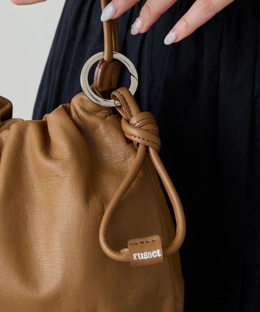 【ラシット/russet】の《chi企画》レザーキーリング(CE-1455) インテリア・キッズ・メンズ・レディースファッション・服の通販 founy(ファニー) 　ファッション　Fashion　レディースファッション　Fashion for Women　ミニ財布・二つ折り財布　Wallets & Card Cases　アクセサリー　Fashion Accessories　キーホルダー　Keychain, Key Holder　巾着　Drawstring Bag, Kinchaku　ショルダー　Shoulder, Shoulder Strap　シンプル　Simple, Minimal　財布　Wallet, Purse　ループ　Loop, Loop Knit　再入荷　Restock / Back in Stock　おすすめ　Recommended / Our Picks　日本製　Made In Japan　ギフト プレゼント　Gift / Present　スマホショルダーバッグ　Smartphone Shoulder Bag　Brown|ID: prp329100004659091 ipo3291000000033720060