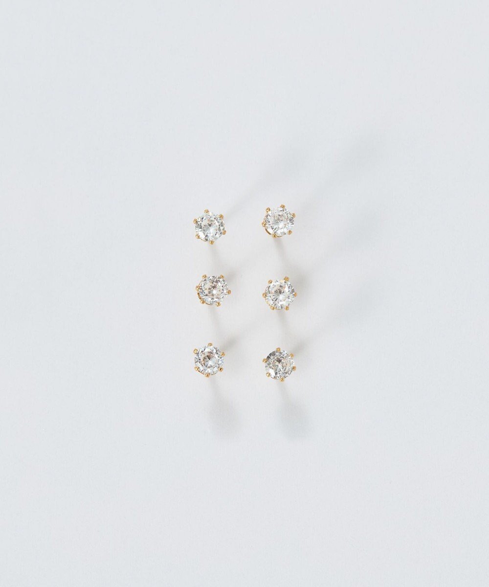 【フィービィー/phoebe】の【金属アレルギー対応】6setビジューピアス ゴールド/サージカルステンレス 人気、トレンドファッション・服の通販 founy(ファニー) 　ファッション　Fashion　レディースファッション　Fashion for Women　アクセサリー　Fashion Accessories　ビジュー　Bijou, Jewel-like Accent　フィット　Fit, Slim Fit　 other-1|ID: prp329100004659096 ipo3291000000033720077