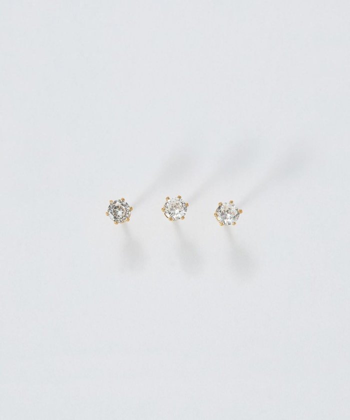 【フィービィー/phoebe】の【金属アレルギー対応】3setビジューピアス ゴールド/サージカルステンレス インテリア・キッズ・メンズ・レディースファッション・服の通販 founy(ファニー) https://founy.com/ ファッション Fashion レディースファッション Fashion for Women アクセサリー Fashion Accessories ビジュー Bijou, Jewel-like Accent フィット Fit, Slim Fit |ID: prp329100004659097 ipo3291000000033720079