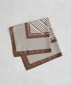 【グリーンパークス/Green Parks】の70cm 幾何学柄スカーフ Brown|ID: prp329100004659105 ipo3291000000033720132