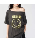 【ウィゴー/WEGO】のNIRVANA別注オフショルビッグT 柄1|ID: prp329100004659126 ipo3291000000033720229