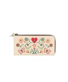 【アナスイ/ANNA SUI】のブルーム Lファスナー長財布 アイボリー|ID: prp329100004659162 ipo3291000000033720404