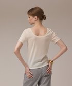 【グレース コンチネンタル/GRACE CONTINENTAL】のフロッキーチュールカットトップ ホワイト|ID: prp329100004659172 ipo3291000000033720439
