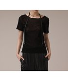 【グレース コンチネンタル/GRACE CONTINENTAL】のフロッキーチュールカットトップ ブラック|ID: prp329100004659172 ipo3291000000033720443