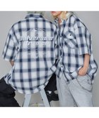 【ウィゴー/WEGO】の【ユニセックス着用ITEM】グラフィックオンブレチェックシャツ(SS) ネイビー|ID: prp329100004659223 ipo3291000000033720718