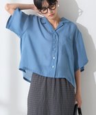 【アメリカンホリック/AMERICAN HOLIC】の接触冷感シアー開襟半袖シャツ Blue|ID: prp329100004659231 ipo3291000000033720764