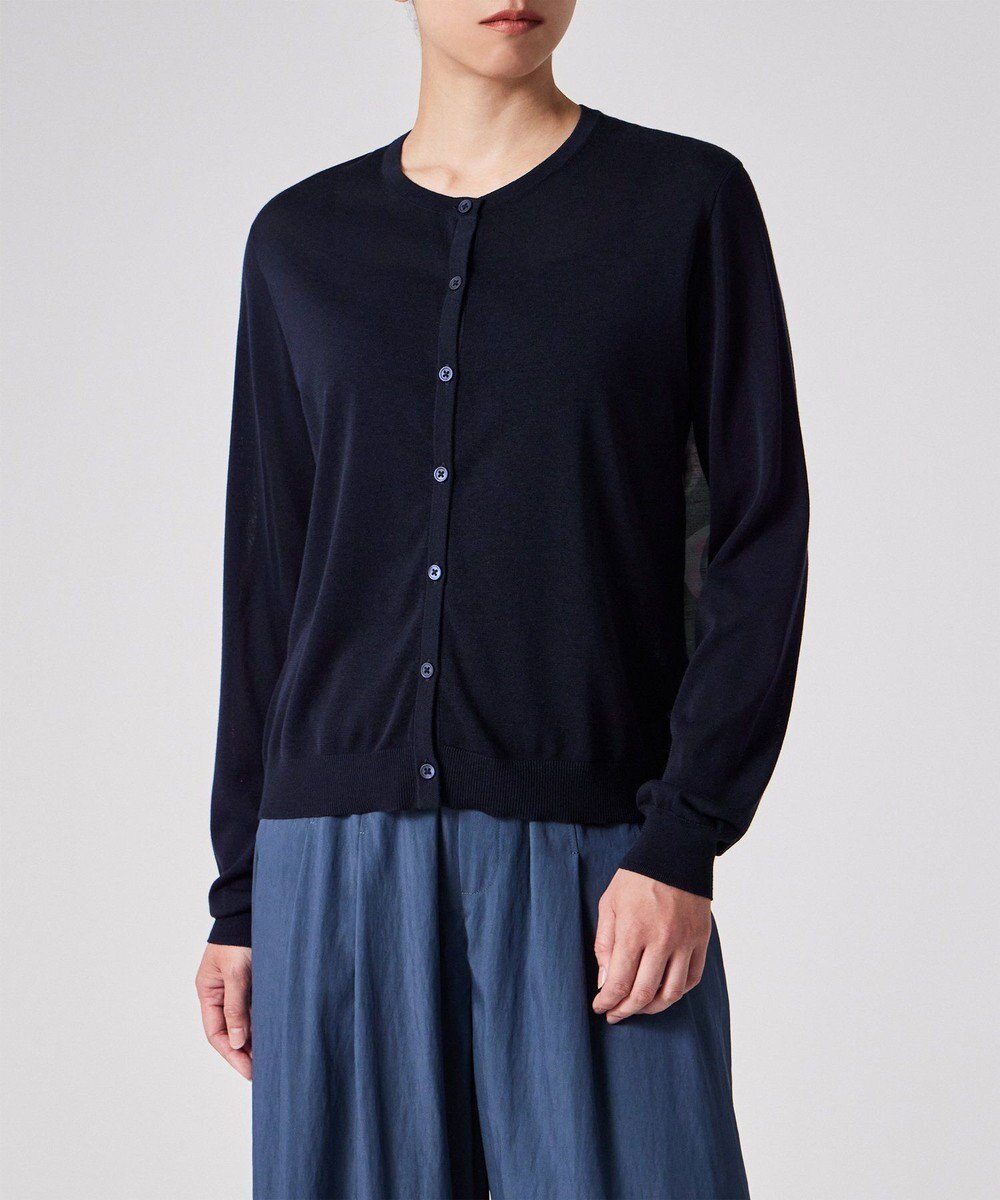 【ポール スミス/Paul Smith】の【洗える】Painted Spot シアーコンビ カーディガン インテリア・キッズ・メンズ・レディースファッション・服の通販 founy(ファニー) ファッション Fashion レディースファッション Fashion for Women トップス・カットソー Cut & Sew Tops カーディガン・羽織り Layered Style Cardigans おすすめ Recommended / Our Picks カーディガン Cardigan, Knitwear シアー Sheer, See-Through シンプル Simple, Minimal プリント Print, Printed Pattern ワーク Workwear, Utility Style 夏 Summer S/S・春夏 SS, Spring/Summer, Warm Season 洗える Machine Washable 無地 Plain, Solid Color A/W・秋冬 Autumn/Winter ネイビー|ID: prp329100004659239 ipo3291000000034230350